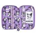 Saszetka KUROMI Violet potrójny fiolet St.Majewski
