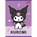 Zeszyt Kuromi aminowany A5 32k. 70g linia podwójna kolor Unipap