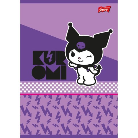 Zeszyt Kuromi aminowany A5 32k. 70g linia podwójna kolor Unipap