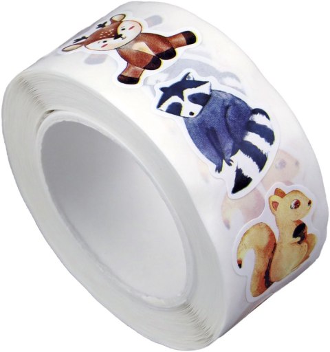 Naklejka (nalepka) Craft-Fun Series Zwierzęta leśne Naklejki na rolce Titanum (25JT013)