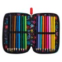 Piórnik STITCH MINT ALOHA POTRÓJNY St.Majewski (z wyposażnieniem)