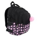 Plecak PINK CHECKERED 4-KOMORY St.Right (BP-01)