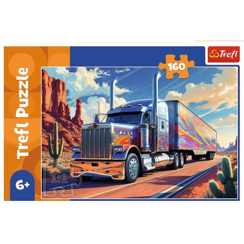 Puzzle Ciężarówka w trasie 160 el. Trefl (15413)