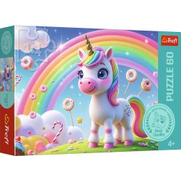 Puzzle Cukierkowy Świat 60 el. Trefl (17416)