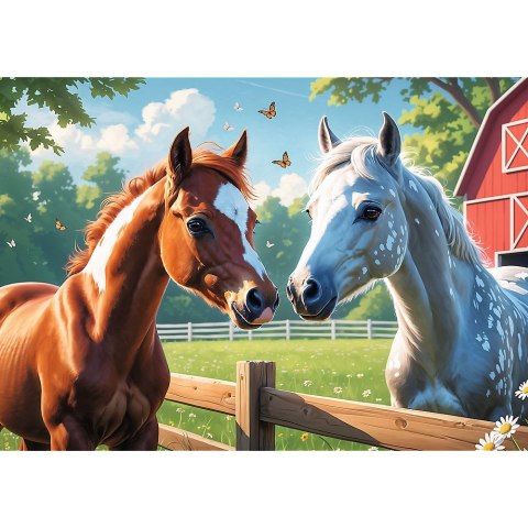 Puzzle Konie na polanie 200 el. Trefl (13328)