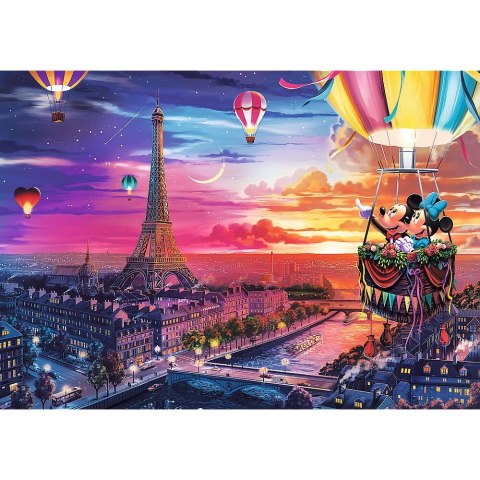 Puzzle Mickey i Minnie w Paryżu 1000 el. Trefl (10917)
