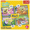 Puzzle Sponge Bob 4w1 4w1 el. Trefl (34674)