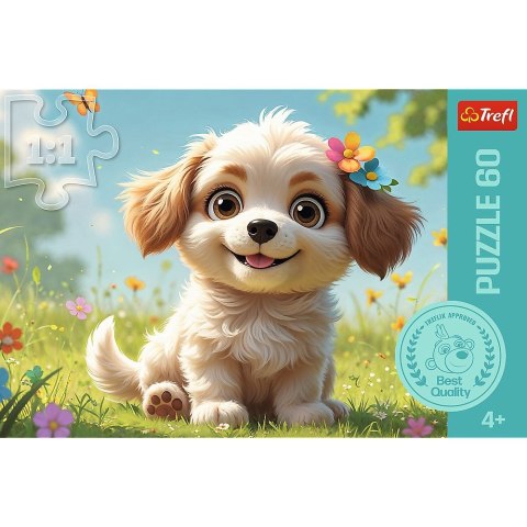 Puzzle Szczeniaczkiem być 60 el. Trefl (17408)