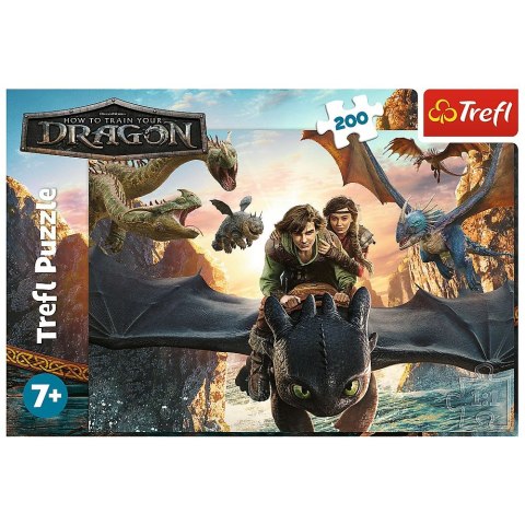 Puzzle Szczerbatek i przyjaciele 200 el. Trefl (13348)