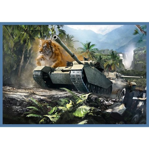 Puzzle Wielka bitwa czołgów 4x250 el. Trefl (13347)