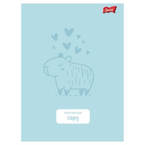 Zeszyt A5 Capybara 32k. 70g linia kolor Unipap