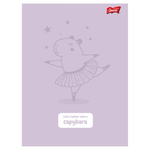 Zeszyt A5 Capybara 32k. 70g linia kolor Unipap
