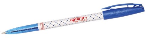 Długopis niebieski wkład niebieski 0,2mm Rystor