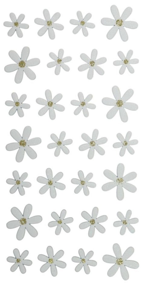 Naklejka (nalepka) Craft-Fun Series piankowe kwiaty Titanum (21XQ1114)