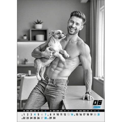 Kalendarz ścienny MEN 12 KARTKOWY 300mm x 350mm Jotan (WPK149)