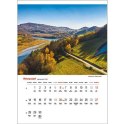 Kalendarz ścienny NAJPIĘKNIEJSZE RZEKI POLSKI 13 planszowe A3 330mm x 500mm Jotan (WP123)