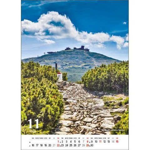 Kalendarz ścienny POLSKIE GÓRY 13-kartkowe- 330mm x 500mm Jotan (W117)