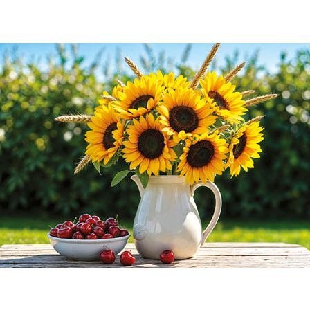 Kalendarz ścienny słoneczniki trójdzielne 320mm x 855mm Jotan (t52)