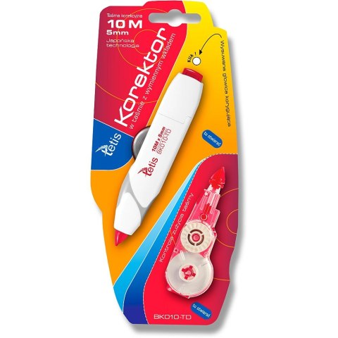 Korektor w taśmie (myszka) 5x10 [mm*m] Tetis (BK010-TD)