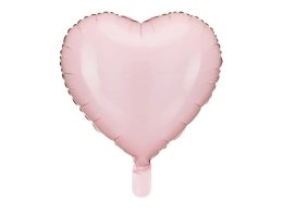 Balon foliowy Serce, jasny różowy 18cal Partydeco (FB9P-081J)