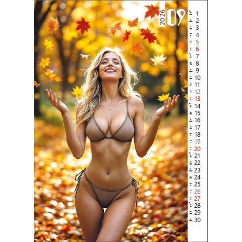 Kalendarz ścienny 4 SEASONS GIRLS 330mm x 500mm Jotan (WP138)