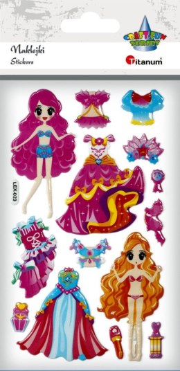 Naklejka (nalepka) Craft-Fun Series lalki i stroje Titanum (LXE-023)