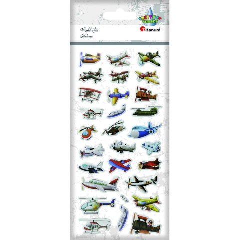 Naklejka (nalepka) Craft-Fun Series maszyny latające Titanum (PPT27)