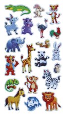 Naklejka (nalepka) Craft-Fun Series zwierzęta wypukłe Titanum (JN-U046)