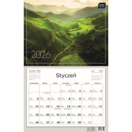 Kalendarz ścienny jednodzielny 320mm x 500mm Interdruk (widoki)
