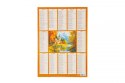 Kalendarz ścienny plakietka 240mm x 340mm Darrieus