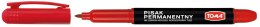Marker permanentny czerwony wkład czerwony 1,2mm okrągła końcówka Toma (TO-324)