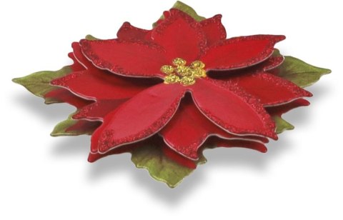 Naklejka (nalepka) Craft-Fun Series papierowa 3D poinsecje Titanum (25YQ0513-9)