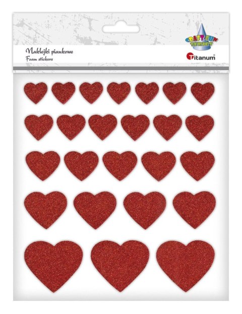 Naklejka (nalepka) Craft-Fun Series serca Titanum