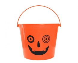 Ozdoba halloweenowa Wiaderko Szalona Dynia, rozm. 14,5x11,5 cm Godan (YH-WDZO)