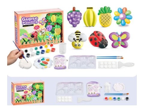 Zestaw kreatywny dla dzieci odlewy gipsowe Bigtoys (BZK1114)