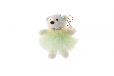 Brelok miś w sukience cyrkonie mix (TT6620)