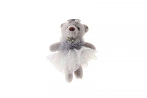 Brelok miś w sukience cyrkonie mix (TT6620)