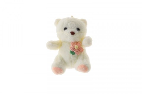 Brelok miś z kwiatkiem (111446)