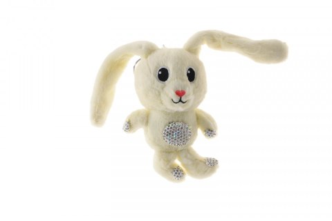 Brelok zajączek cyrkonie mix (TT9605)