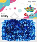 Cekiny Craft-Fun Series okrągłe granatowe 14g Titanum (CM6DB)