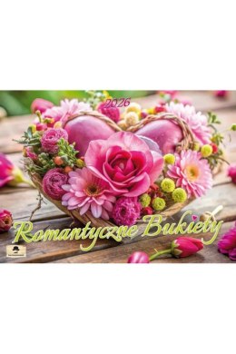 Kalendarz ścienny ALBUMOWY ROMANTYCZNE BUKIETY 320mm x 470mm Pan Kalendarzyk (KSA V.3)