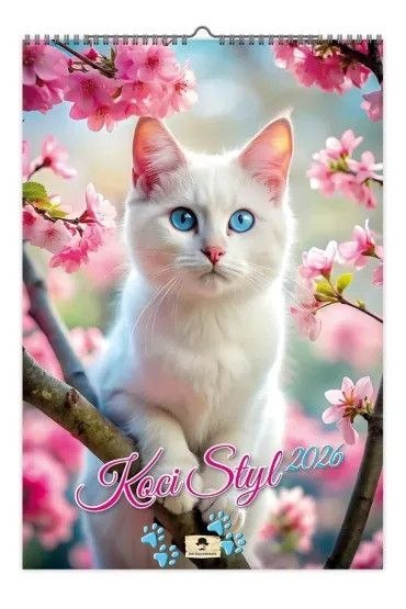 Kalendarz ścienny Koci Styl 470mm x 320mm Pan Kalendarzyk (A3 V.5)