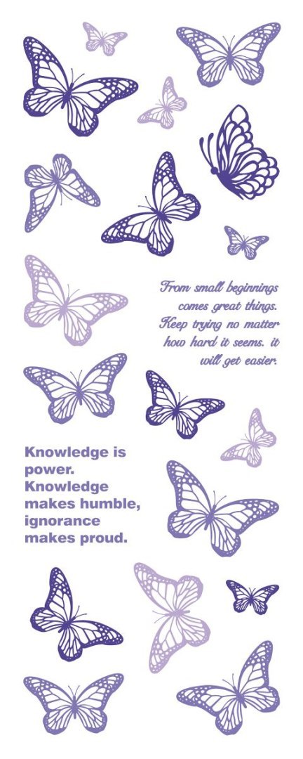 Naklejka (nalepka) Craft-Fun Series Naklejki foliowe 6 plansz Titanum (25YZ024)