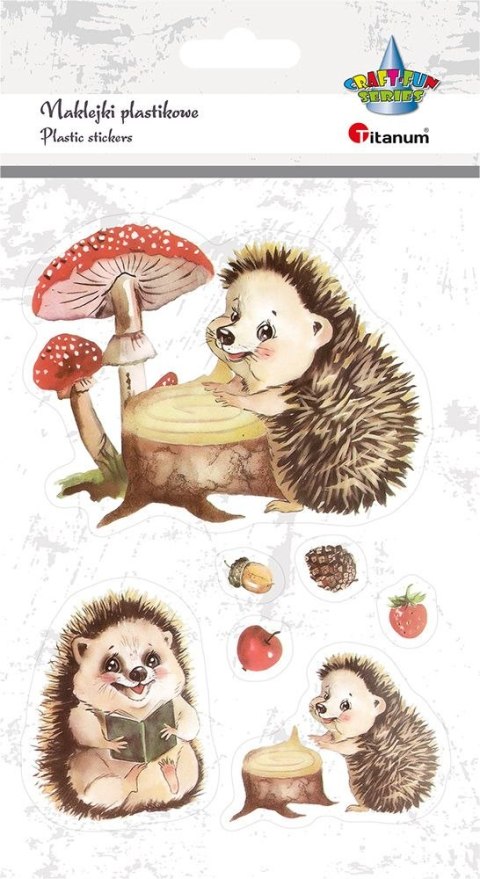 Naklejka (nalepka) Craft-Fun Series jeże Titanum (24CYD1104-1)