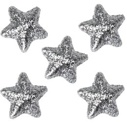 Ozdoba styropianowa Craft-Fun Series gwiazdki Titanum (23YX0326-3(SILVER))