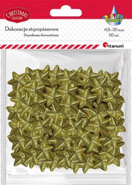 Ozdoba styropianowa Craft-Fun Series gwiazdki Titanum (23YX0326-3(gold))