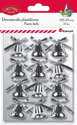 Ozdoba świąteczna Craft-Fun Series dzwoneczki plastikowe Titanum (DIY-XM(506))