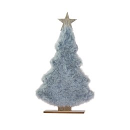 Ozdoba świąteczna drewniana choinka z futerkiem Arpex (BD3813)