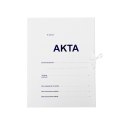 Teczka kartonowa wiązana akta studenta A4 biały 280g Bigo