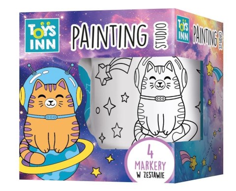 Zestaw kreatywny dla dzieci Kubek do malowania. Kot w kosmosie Stnux (STN9384)